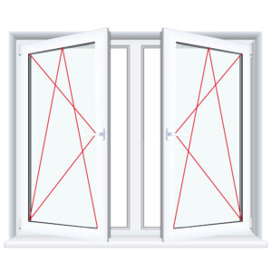 Fenstermaxx24 – Kunststoff Doppelt Anschlag 2 1 47