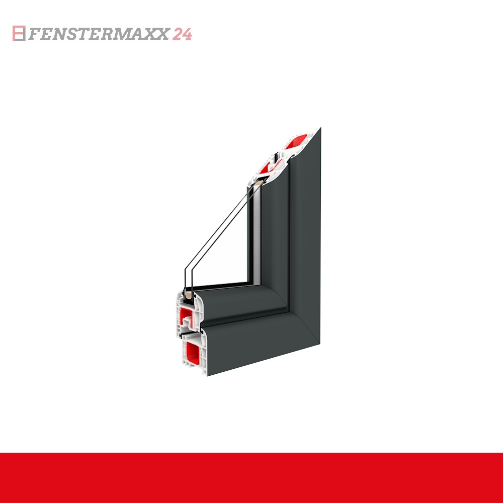 Fenstermaxx24 – Mustecke Schiefergrau glatt Renolit 7015 02 11 71