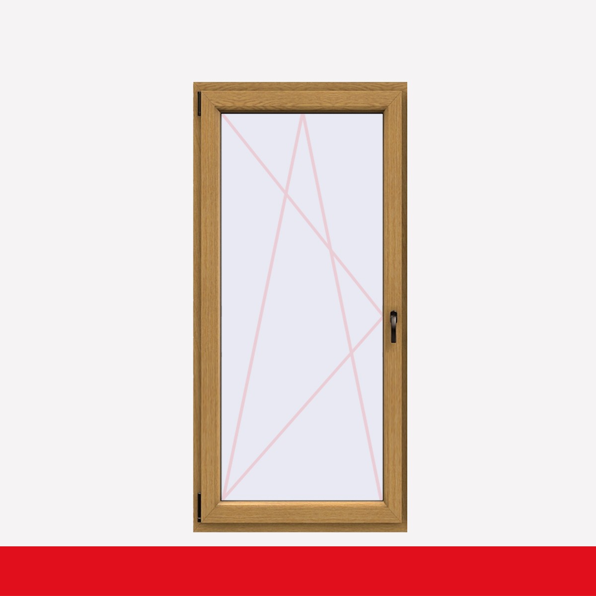 Fenstermaxx24 – balkon 1f dkl griff farbig eiche natur
