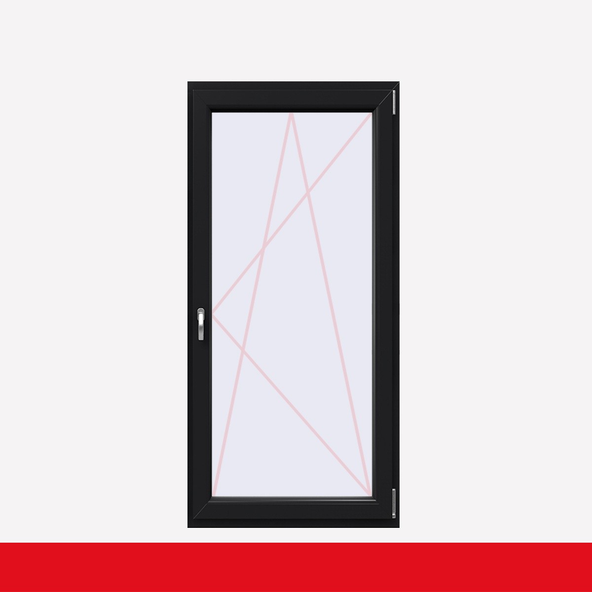 Fenstermaxx24 – balkon 1f dkr griff farbig anthrazitgrau glatt