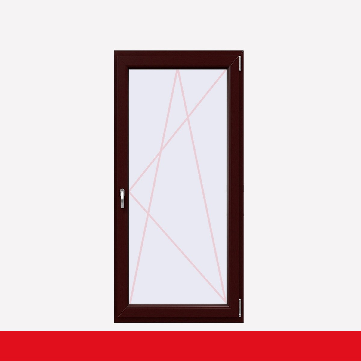 Fenstermaxx24 – balkon 1f dkr griff farbig braun maron