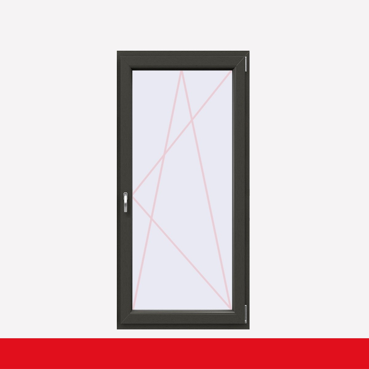 Fenstermaxx24 – balkon 1f dkr griff farbig quarzgrau