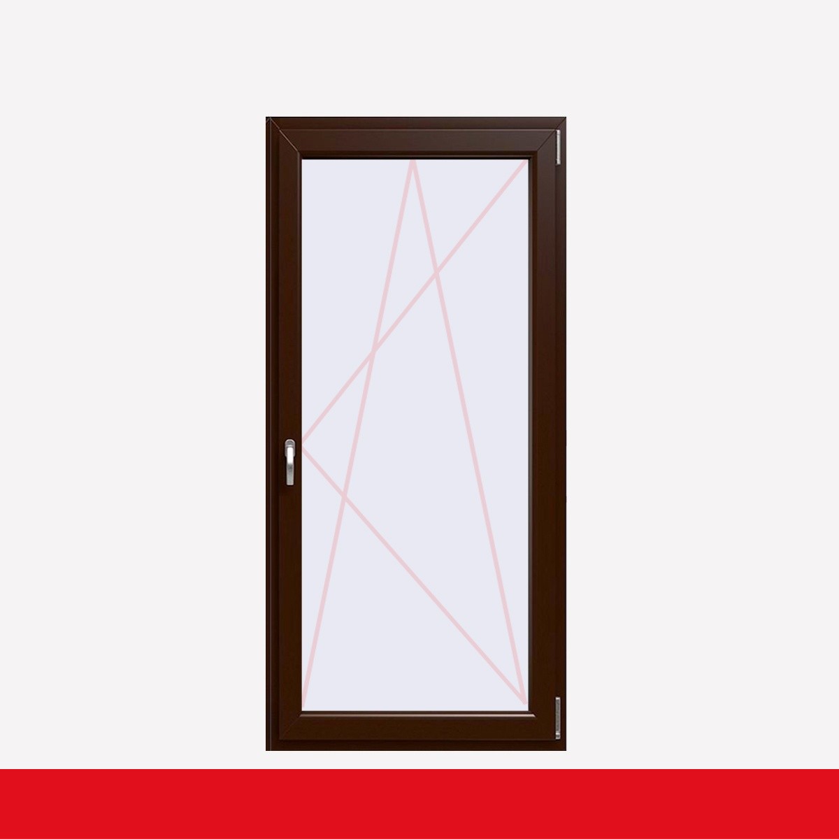 Fenstermaxx24 – balkon 1f dkr griff farbig schokobraun