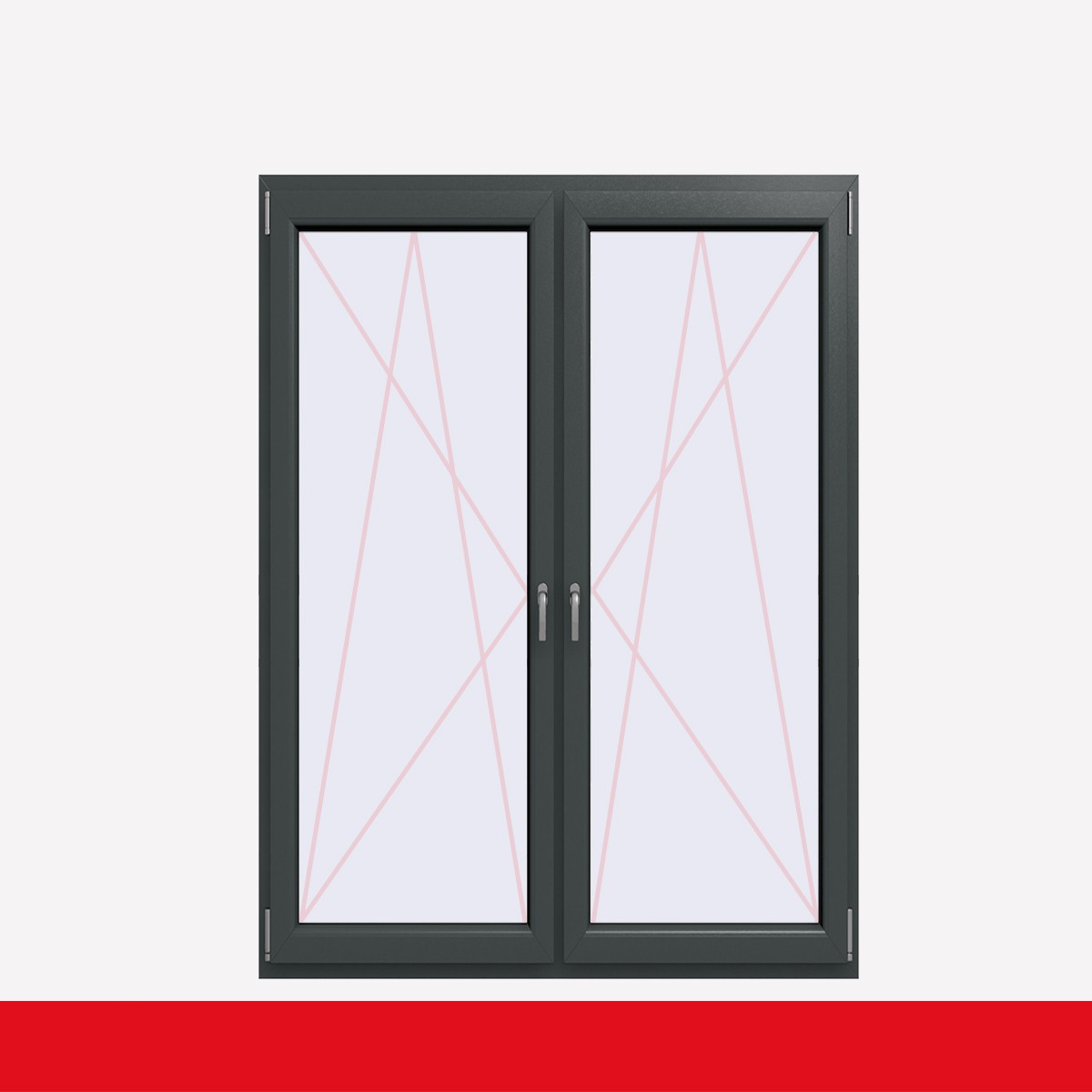 Fenstermaxx24 – balkon 2f dkl dkr schiefergrau glatt