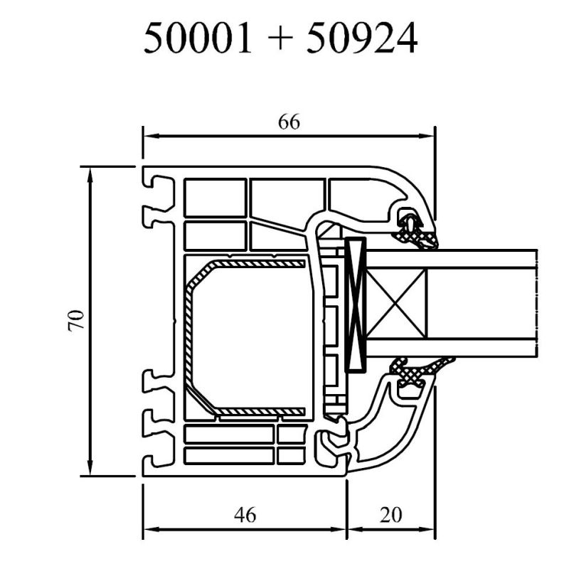 Fenstermaxx24 – drutex iglo 5 festverglasung 66mm 1