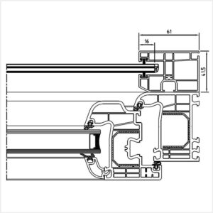 Fenstermaxx24 – fenstermaxx drutex aufsatzrollladen fuehrungsschiene einseitig iglo 5 50 3