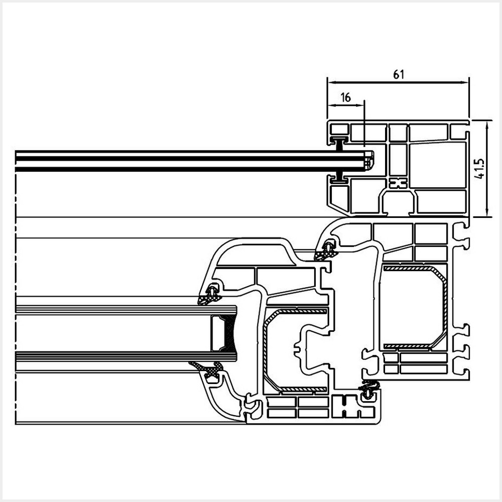 Fenstermaxx24 – fenstermaxx drutex aufsatzrollladen fuehrungsschiene einseitig iglo 5 50 5
