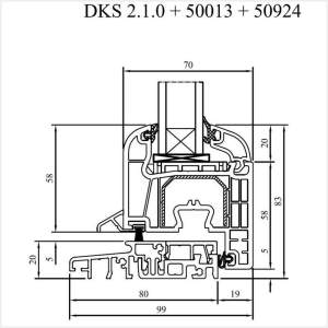 Fenstermaxx24 – Iglo 5 Classic Balkontuer mit flacher Schwelle