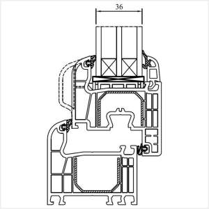 Fenstermaxx24 – Iglo 5 Verglasungsdicke 36 mm