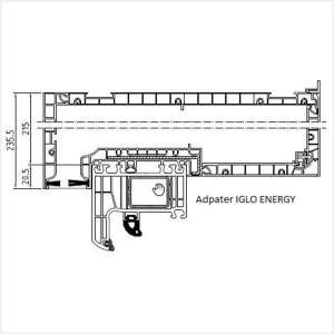 Fenstermaxx24 – Aufsatzrollladen Adapter fuer Iglo Energy
