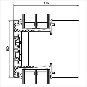 Fenstermaxx24 – Duoline 88 Glasteilende Sprosse Kaempfer