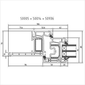 Fenstermaxx24 – Iglo Light Renovationsrahmen 65 mm mit Fluegel