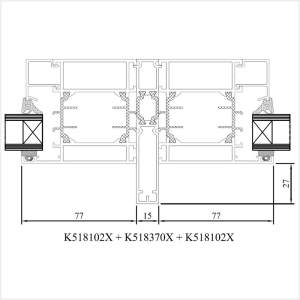 Fenstermaxx24 – MB 70 Statische Kopplung aussen