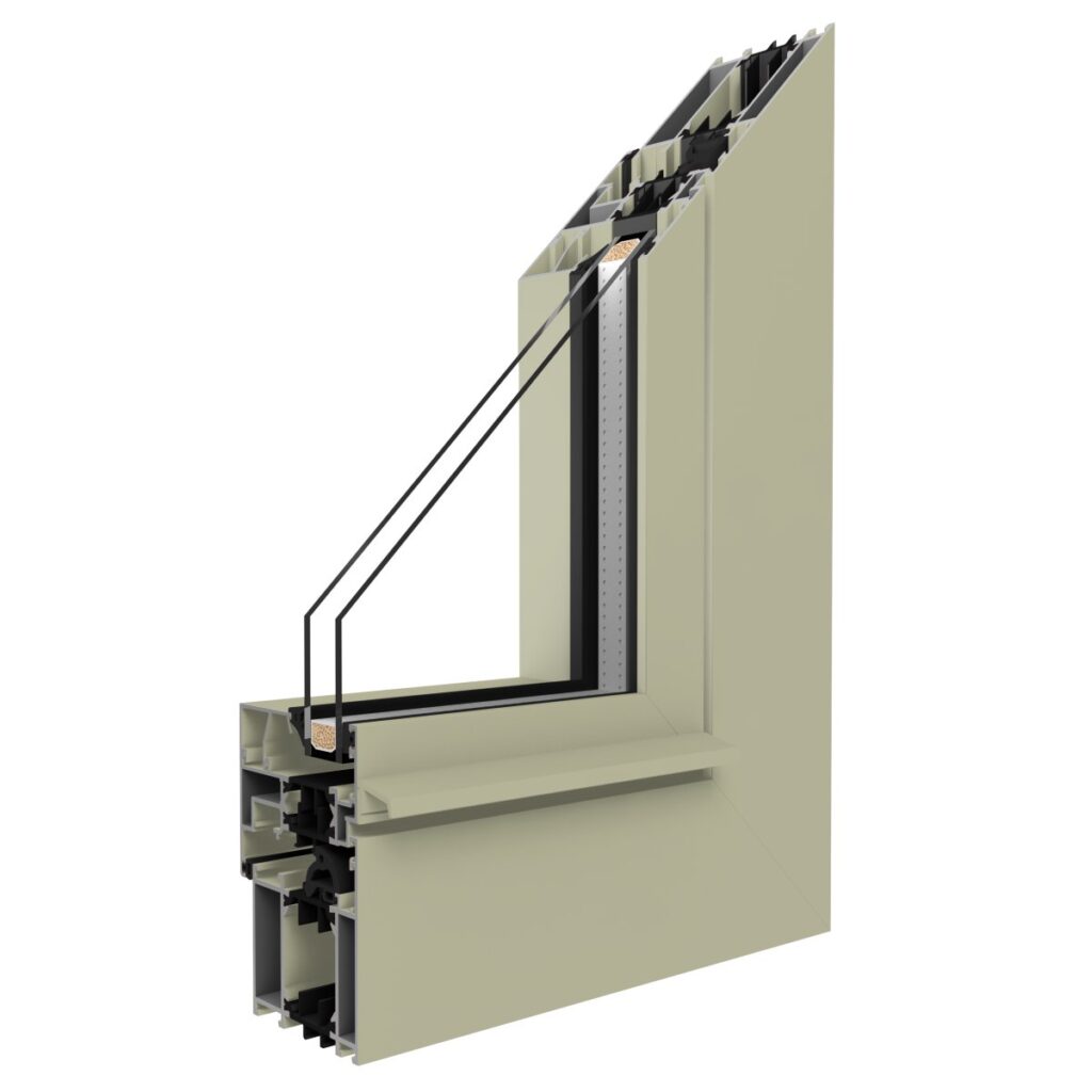 Fenstermaxx24 – MB70 RAL 7032