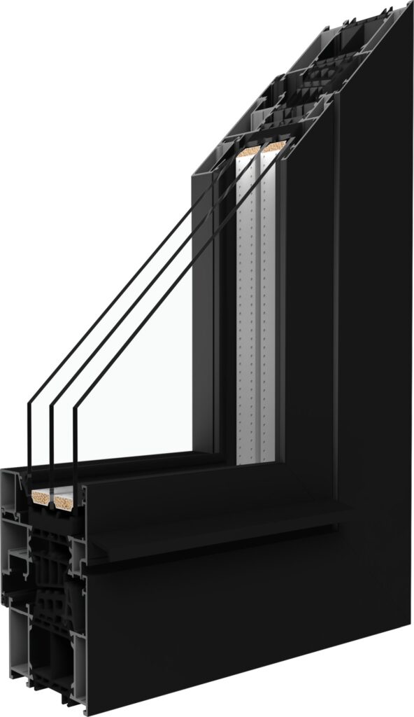 Fenstermaxx24 – MB 86SI Okno czarny