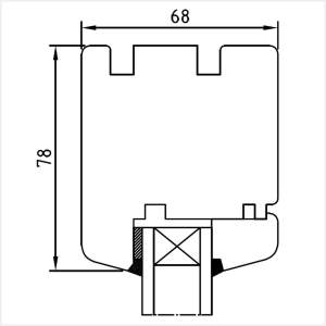 Fenstermaxx24 – Softline 68 Festverglasung