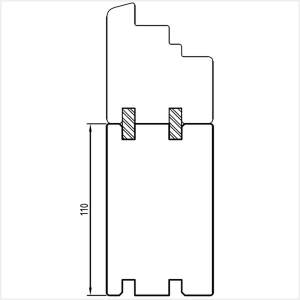 Fenstermaxx24 – Softline 68 Rahmenverbreiterung 110 mm PR110