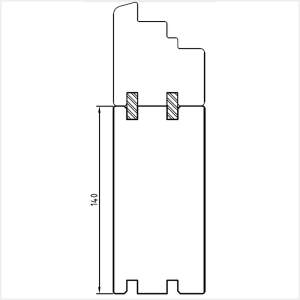Fenstermaxx24 – Softline 68 Rahmenverbreiterung 140 mm PR140
