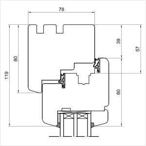 Fenstermaxx24 – Softline 78 Rahmen mit Fluegel