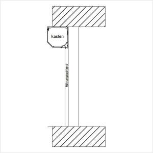 Fenstermaxx24 – Vorbaurollladen Schema fuer Montage am Fensterrahmen
