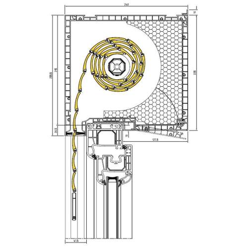 Fenstermaxx24 – Kastenhoehe 215mm Revision Unten