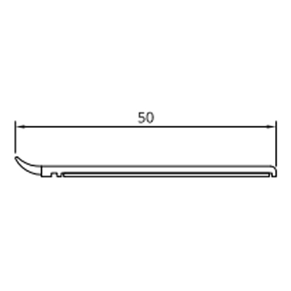 Fenstermaxx24 – anschlagleiste 50 mm 1 178 1