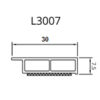 Fenstermaxx24 – deckleiste 30 mm 1 160