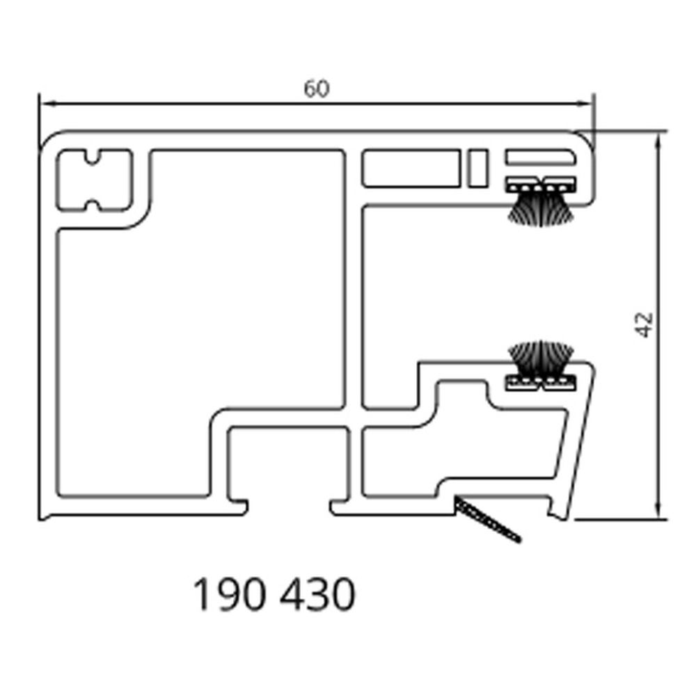 Fenstermaxx24 – rollladenfuehrungsschiene 60mm